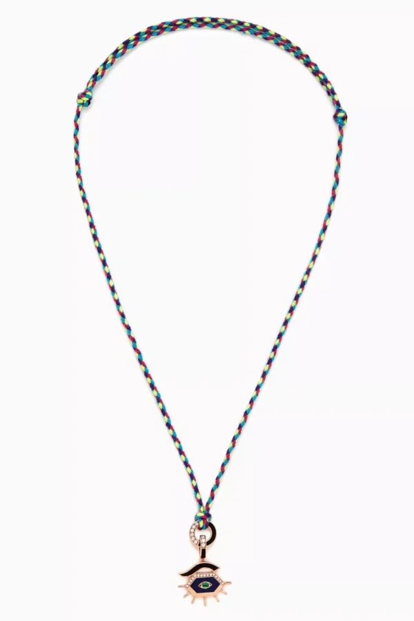 Behind Her Eyes Multi-stone Pendant in 18kt Rose Gold - Image 3