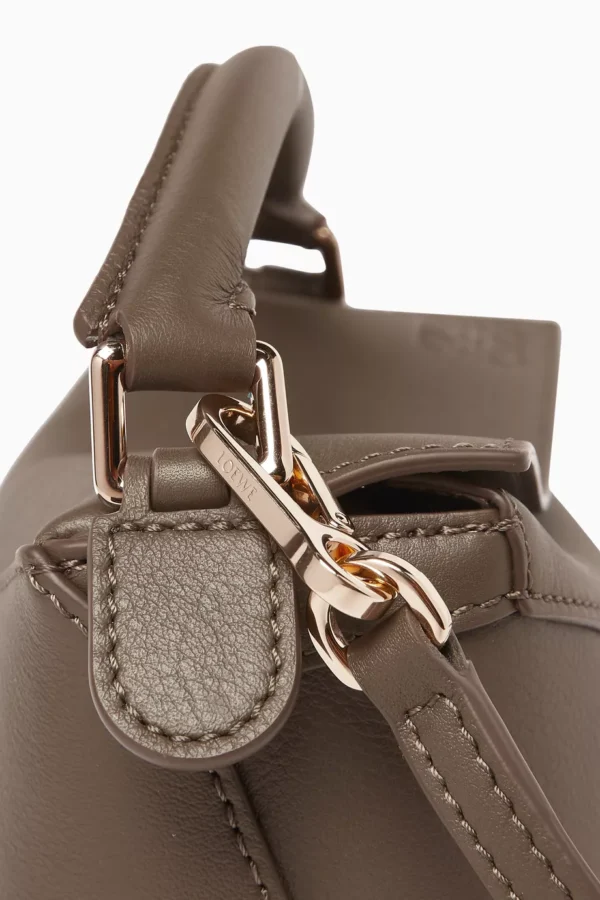 Mini Puzzle Edge Bag in Classic Calfskin - Green - Image 6
