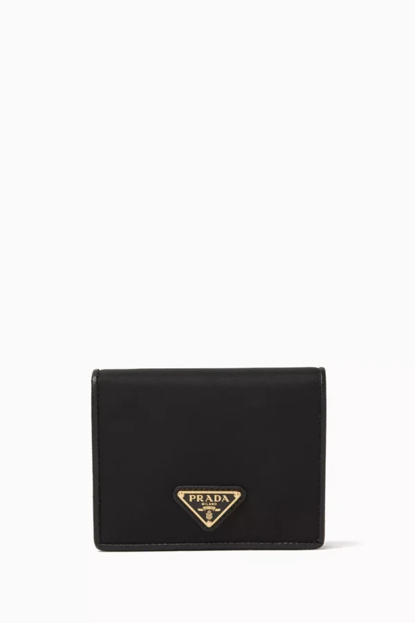 Small Logo Wallet in Re-nylon