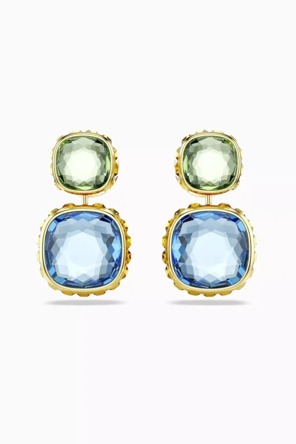 Chroma Twist Earrings in Gold-tone Metal