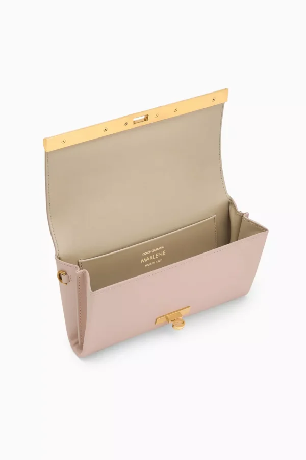 Marlene Wallet Shoulder Bag in Calf Leather - Neutral - Image 4