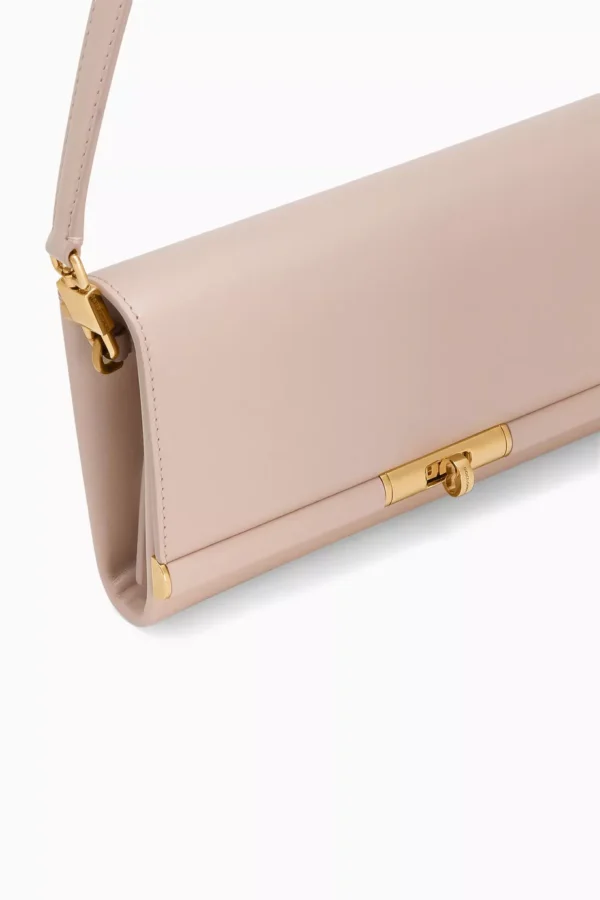 Marlene Wallet Shoulder Bag in Calf Leather - Neutral - Image 2