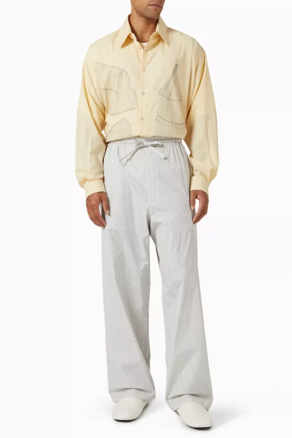x Philippe Weisbecker Relaxed Shirt in Cotton Poplin - Image 4