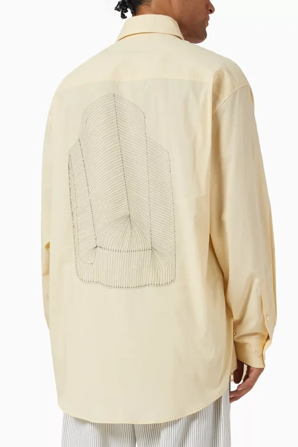 x Philippe Weisbecker Relaxed Shirt in Cotton Poplin - Image 3