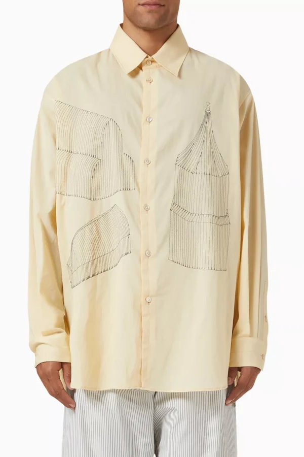 x Philippe Weisbecker Relaxed Shirt in Cotton Poplin