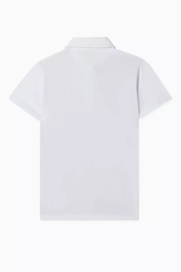 Geo Polo Shirt in Cotton Jersey - Image 3