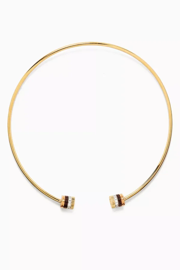 Quatre Classique Diamond Torque Necklace
