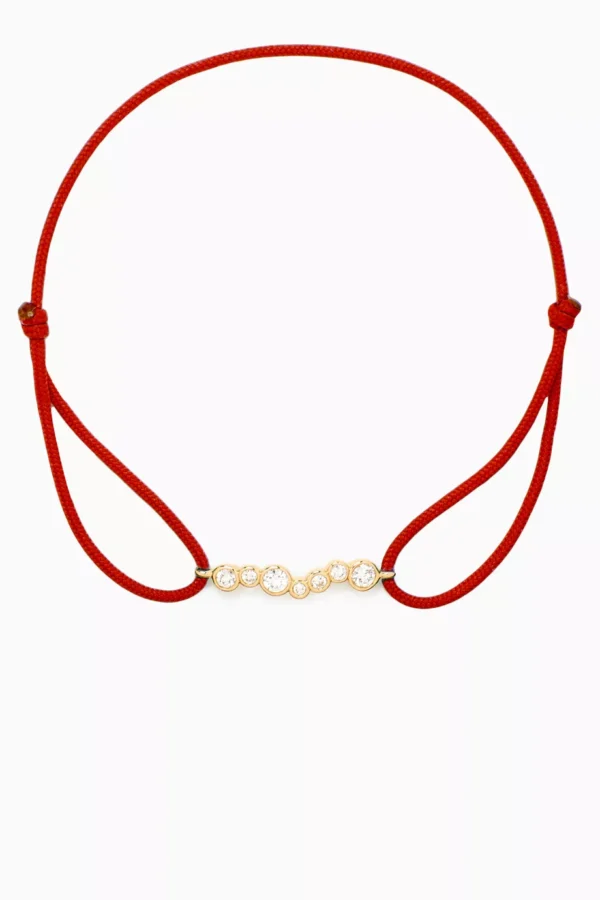 Amie Diamond Bracelet in 18kt Gold - Orange