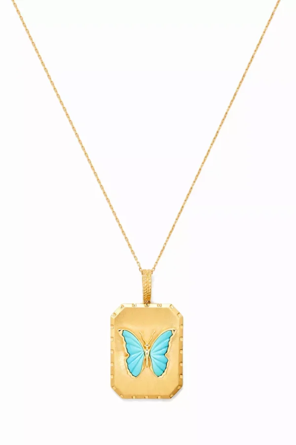 SpreadYourWings Charm Necklace in 18kt Gold