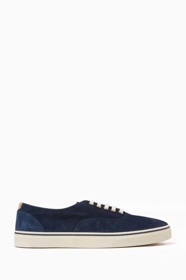 Reversed Sneakers in Leather