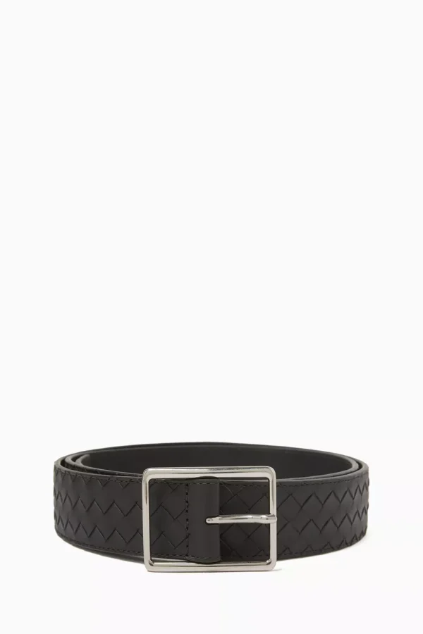 Belt in Intrecciato Piccolo Leather