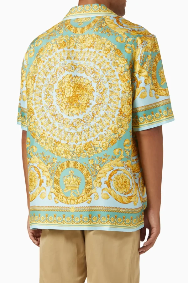 Barocco Shirt in Silk - Image 4